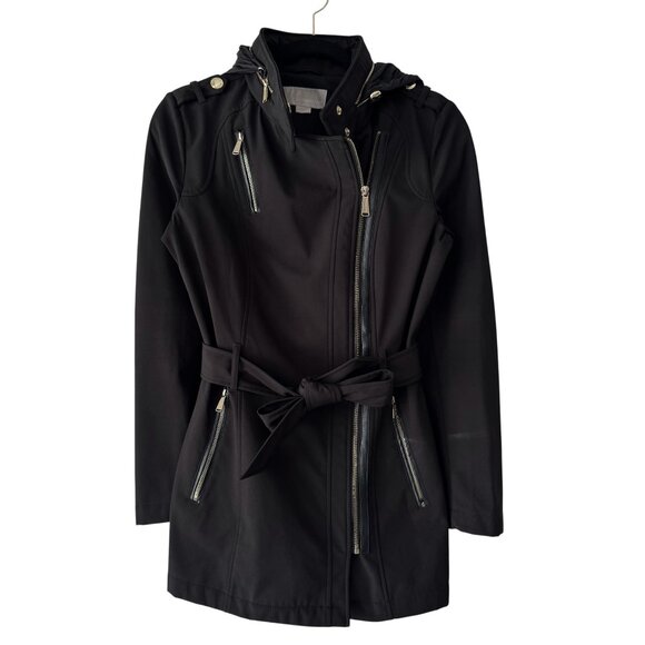 Michael Michael Kors Softshell Belted Trench Coat - Picture 1 of 6